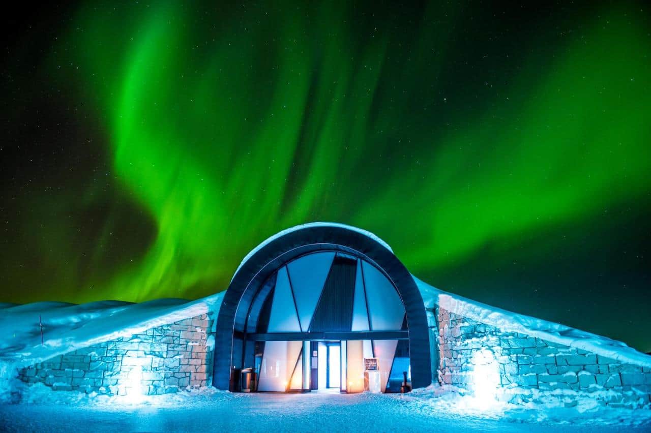 ice hotel exterieur
