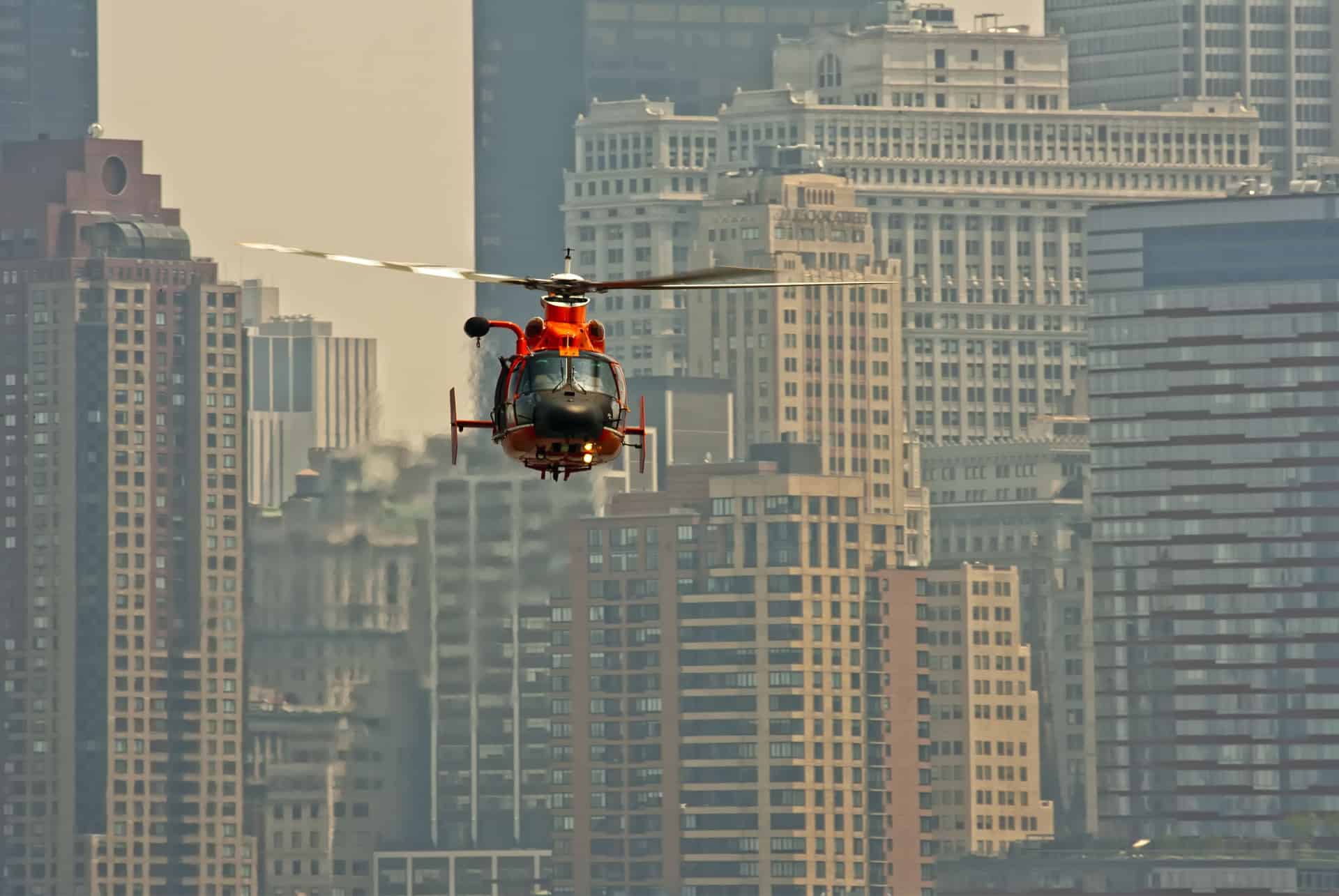 helicoptere rouge vol new york
