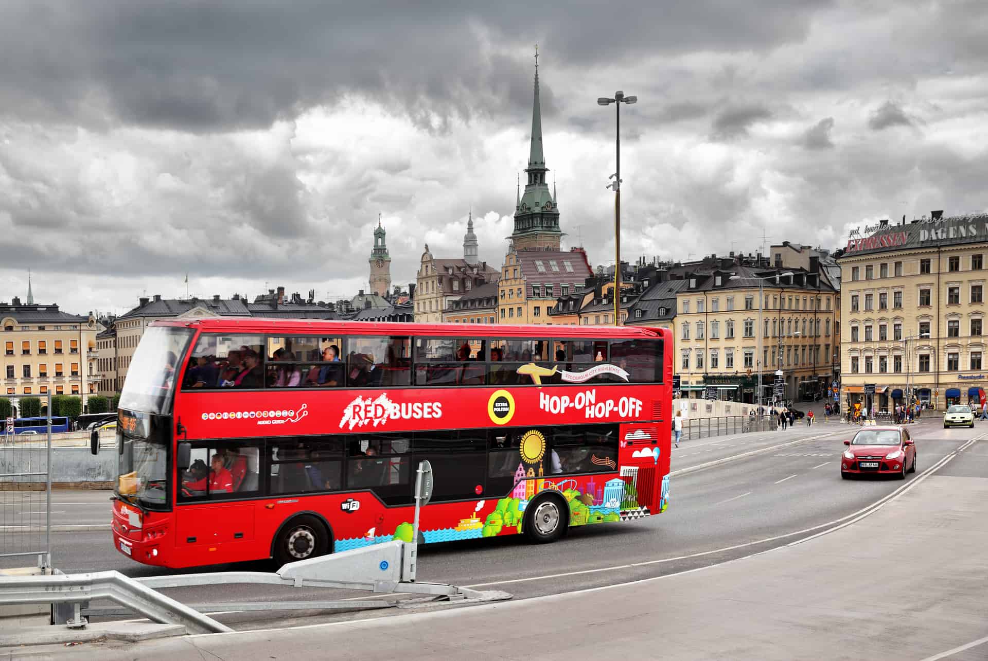 bus touristique hop on hop off suede