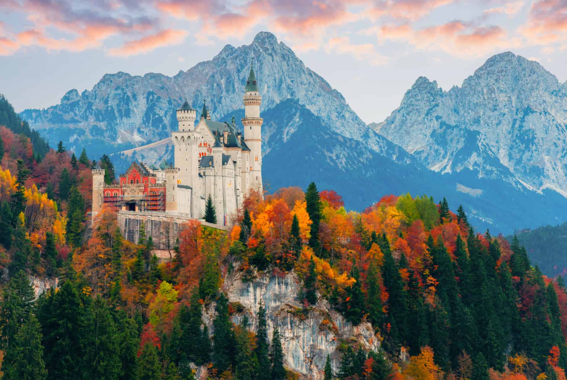 Ou dormir pres du chateau de Neuschwanstein automne