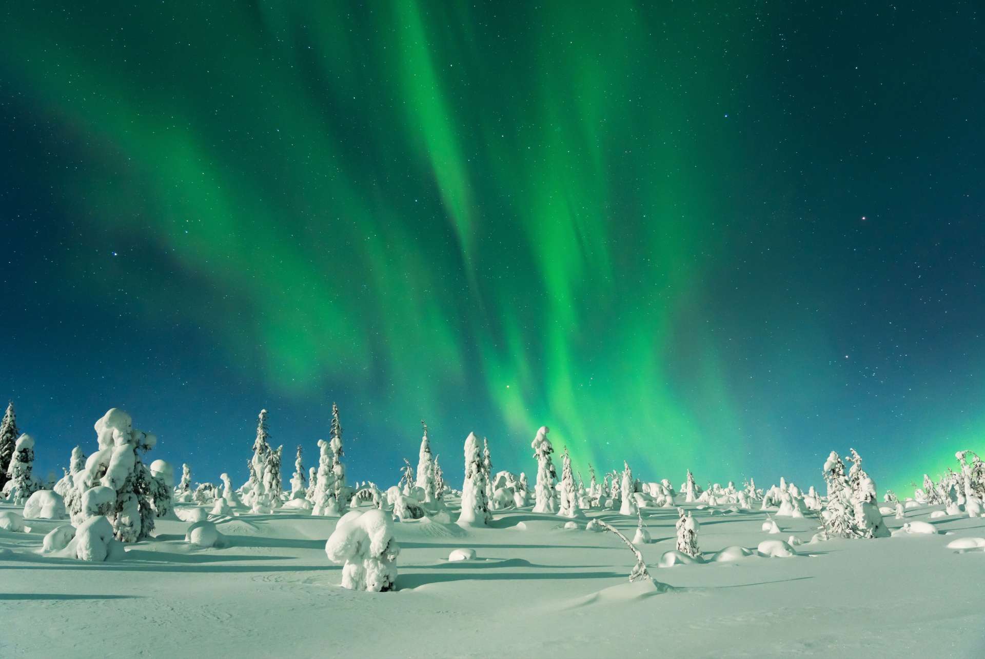 ou voir les aurores boreales finlande