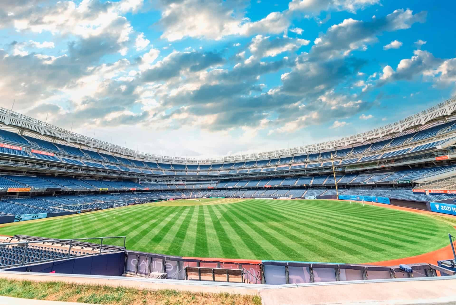 yankee stadium new york en avril