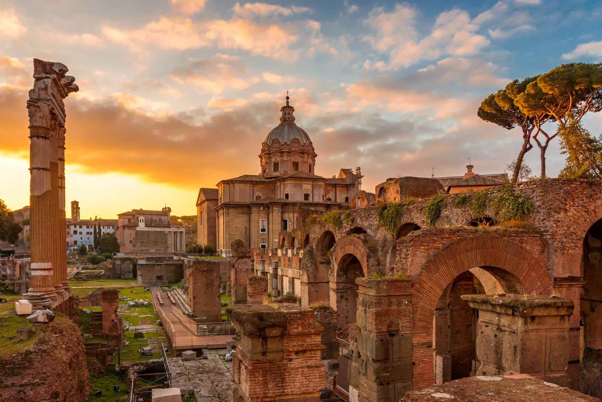 rome en automne