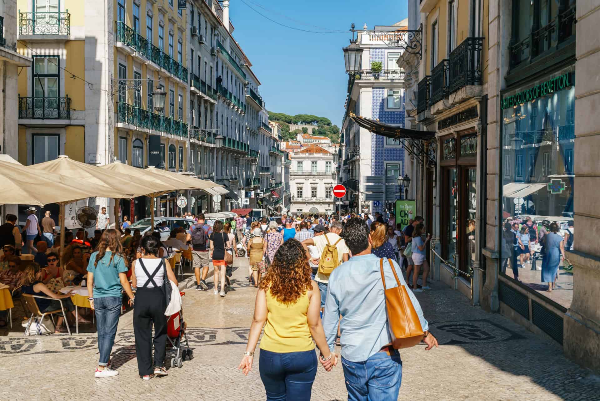 affluence touristique lisbonne juillet