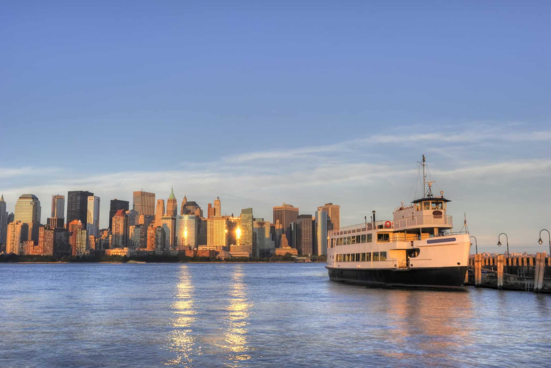 croisiere coucher de soleil new york