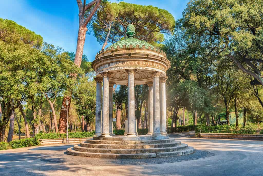 jardin villa borghese