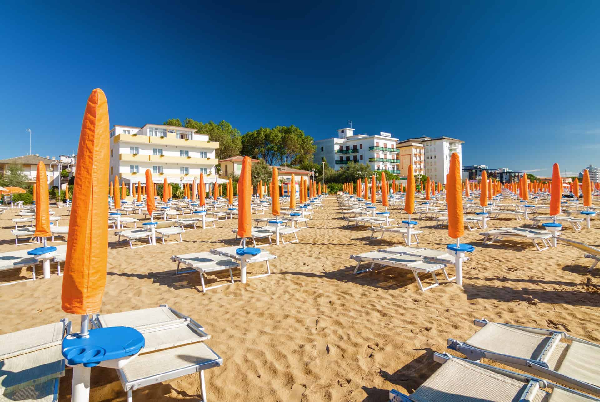 plage du lido venise en juillet