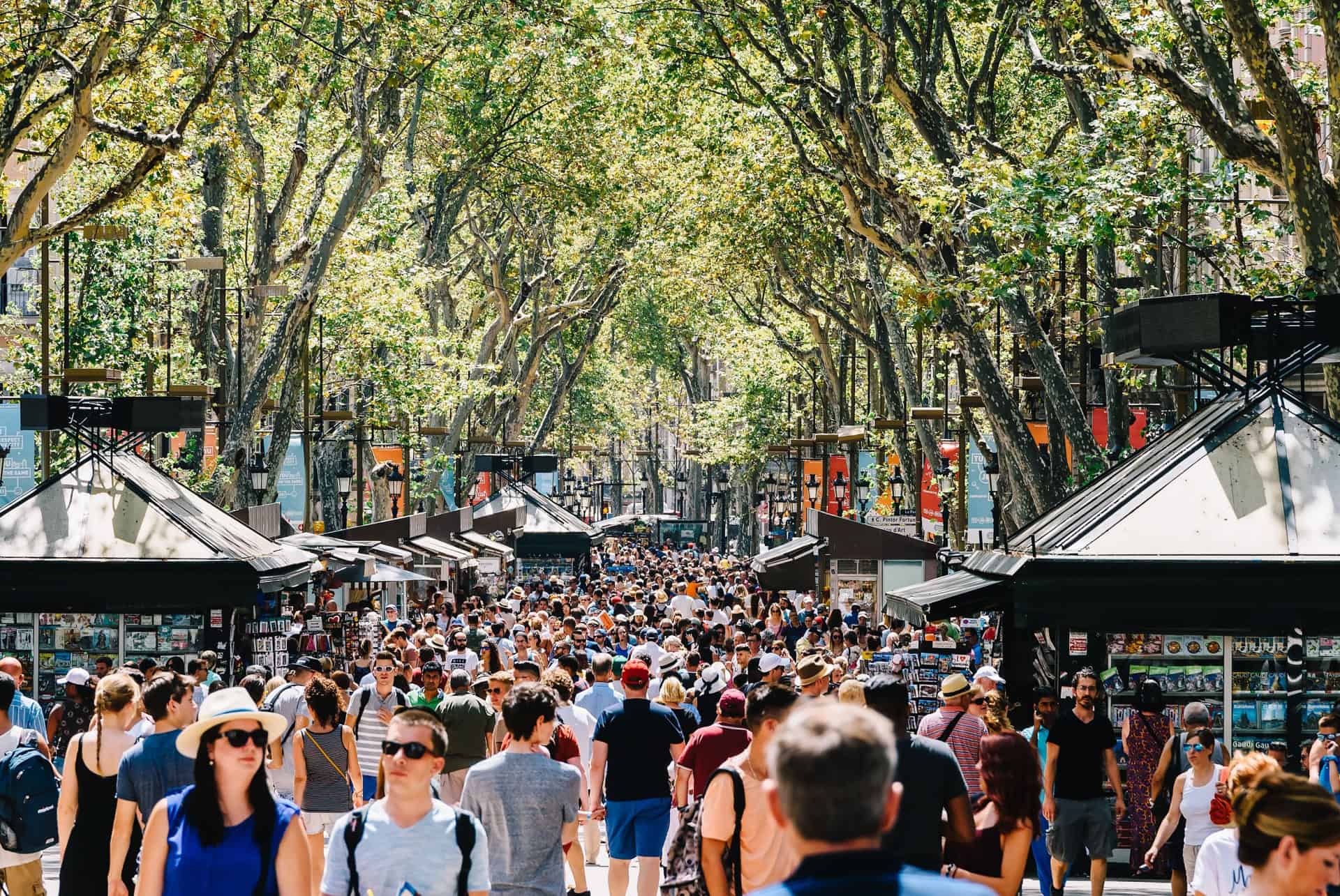 affluence rambla aout