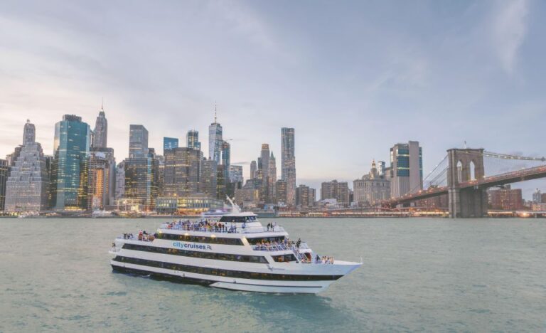 Croisière avec brunch, déjeuner ou dîner buffet