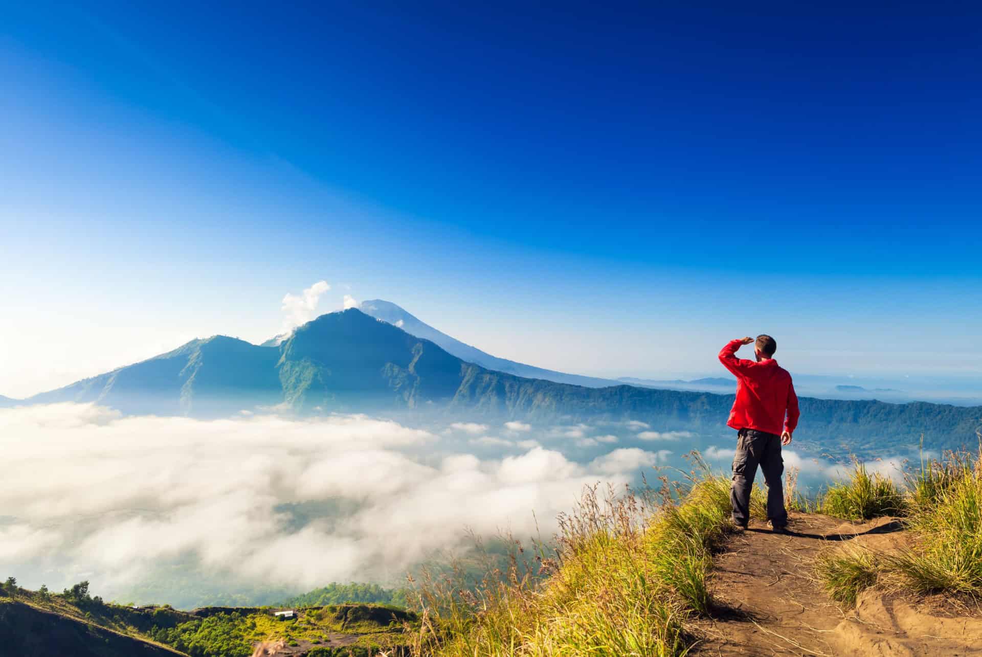 mont batur bali en juillet