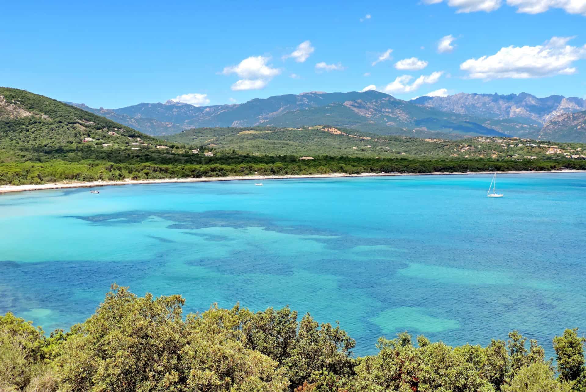 les plus beaux mouillages de corse golfe de pinarellu