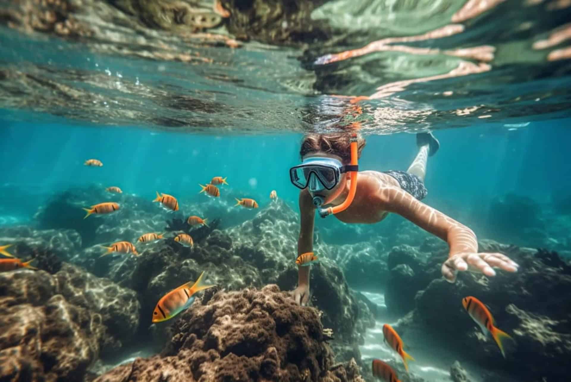 croisière journée îles Lavezzi snorkeling