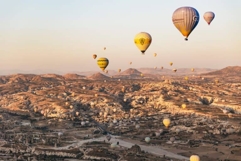 Vol en montgolfière au lever de soleil en Cappadoce