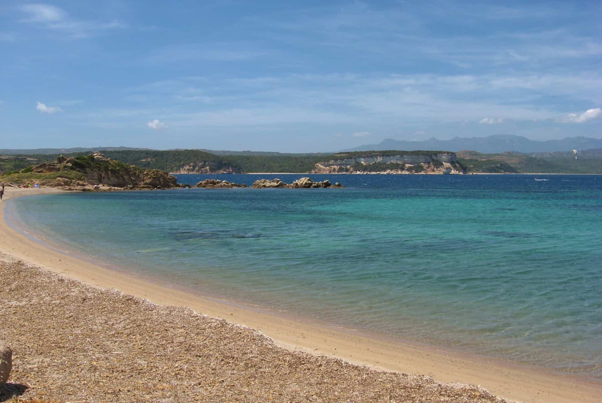 plage santa manza proche cavallo morto