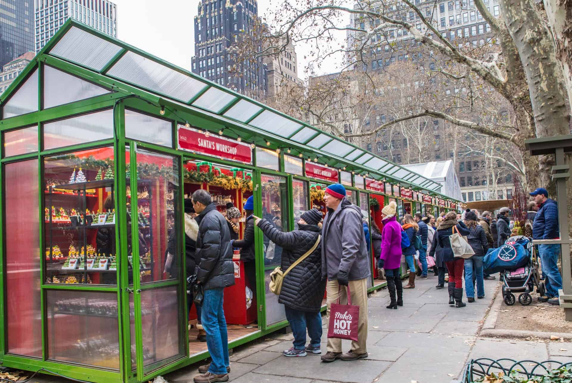 bryant park marche de noel new york