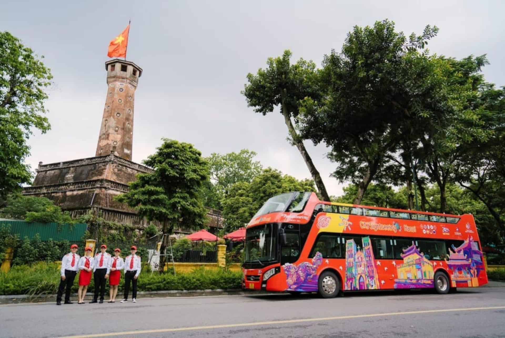 bus touristique a arrets multiples