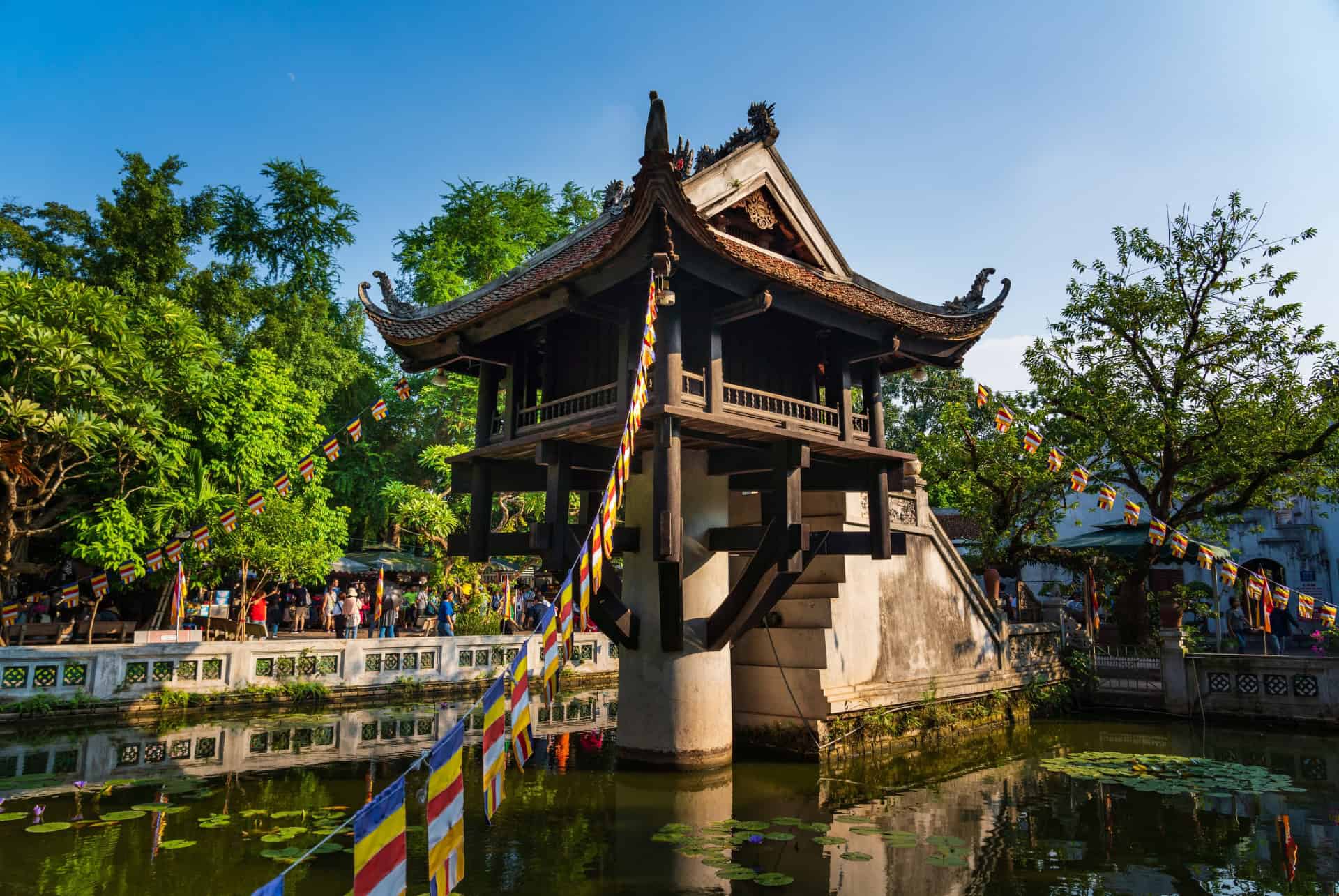 que faire a hanoi visiter la pagode au pilier unique