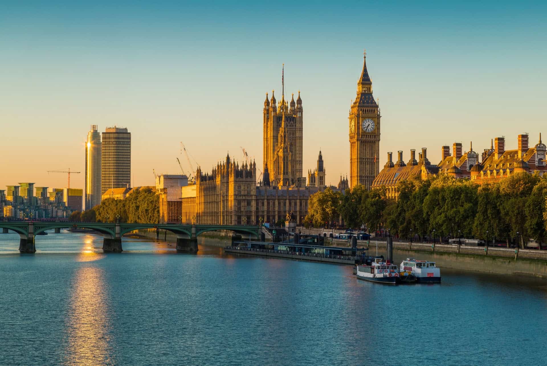 vue sur la tamise et big ben