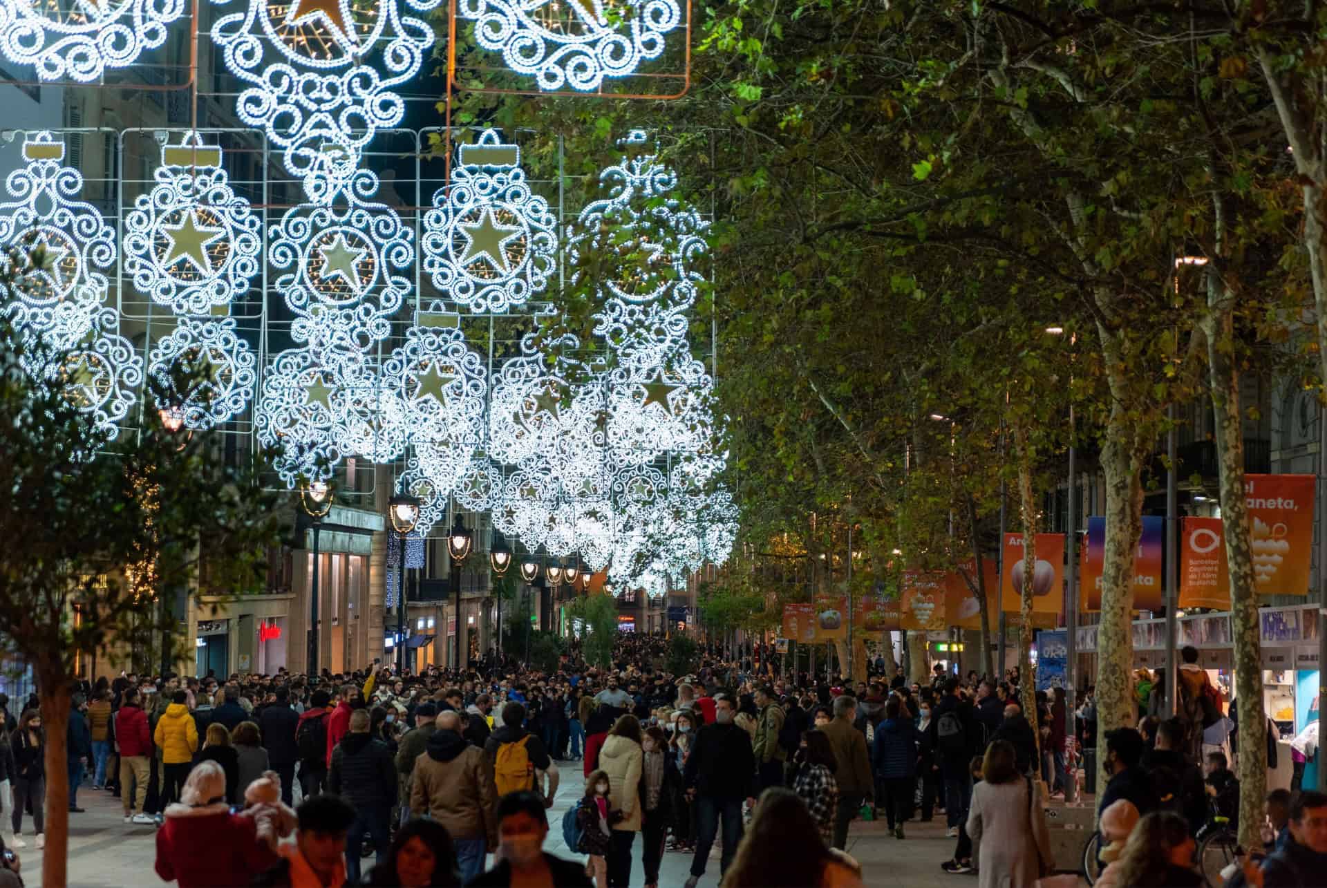 affluence touristique barcelone decembre