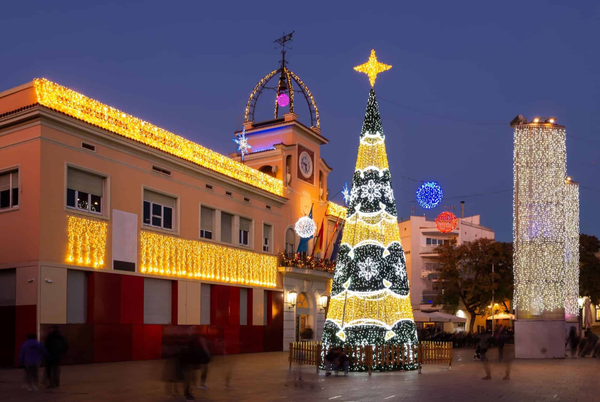 decorations de noel barcelone