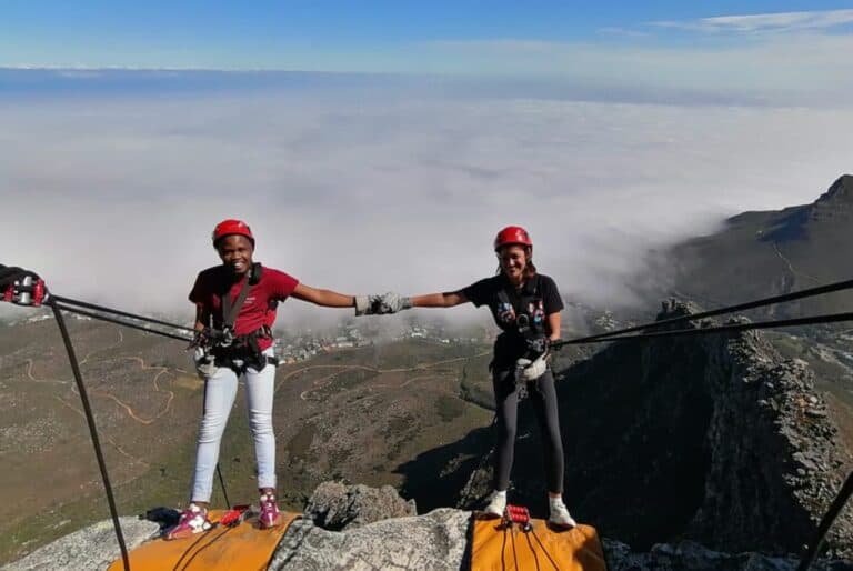 Escalade à Table Mountain