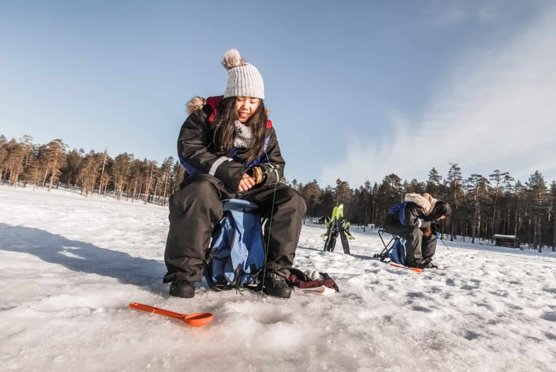 peche sur glace que faire laponie