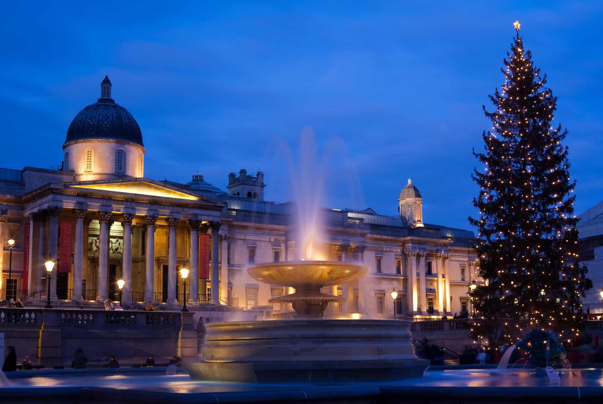 trafalgar square sapin de noel