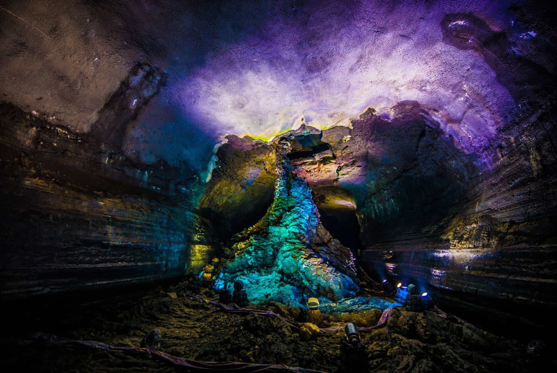 ile de jeju tunnel volcanique de manjanggul