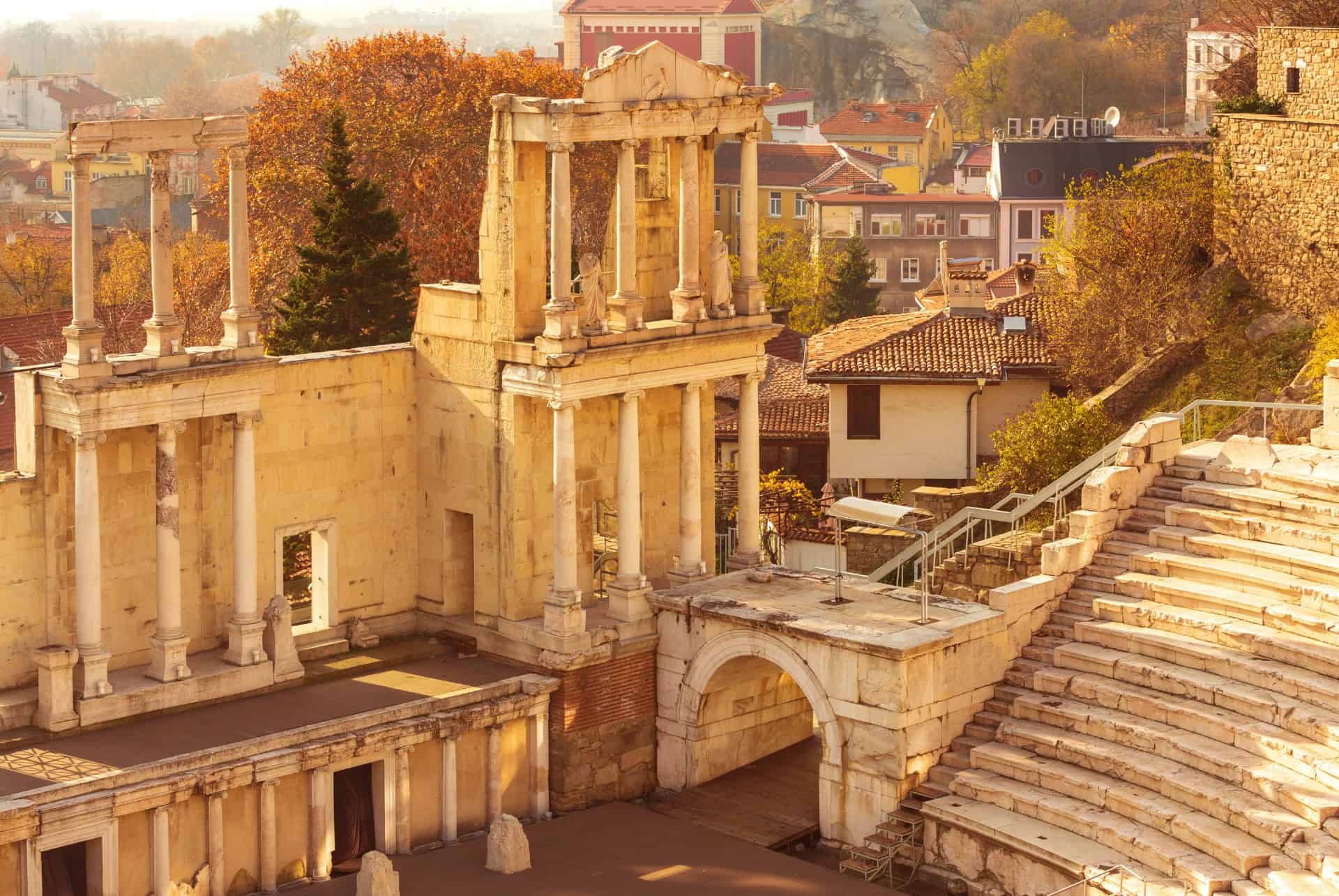 que faire en bulgarie visiter le theatre antique de plovdiv