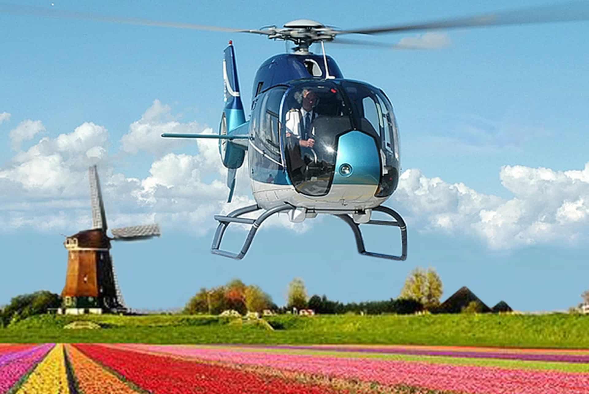 helicoptere keukenhof