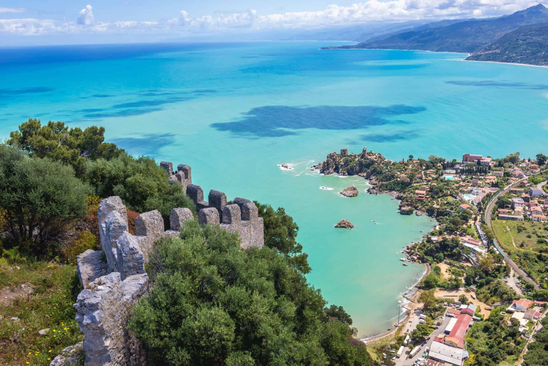 vue rocca di cefalu