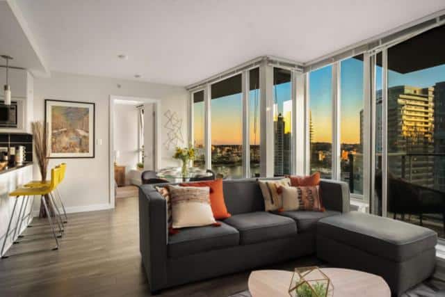 beautiful bright with water view