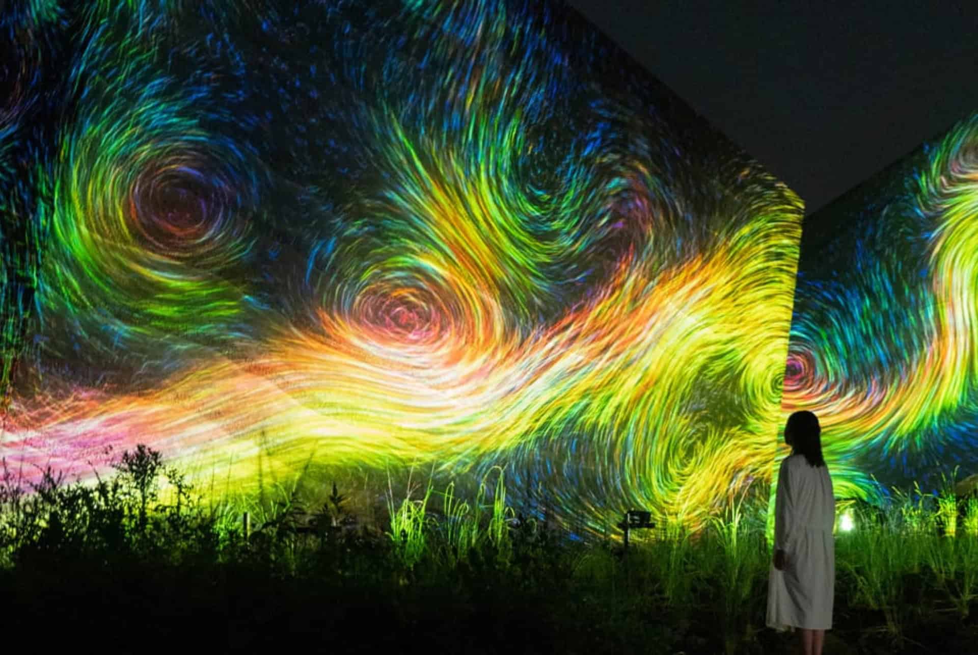 exposition teamlab jardin botanique nagai