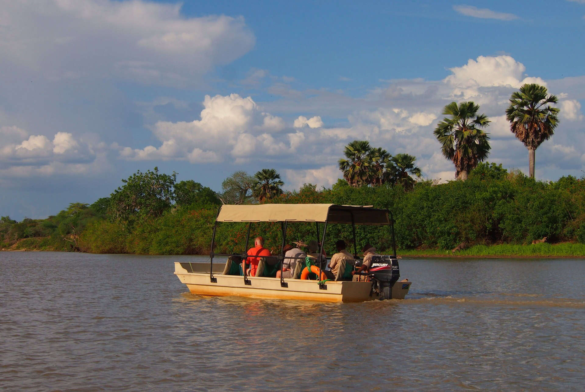 safari en bateau reserve de selous tanzanie
