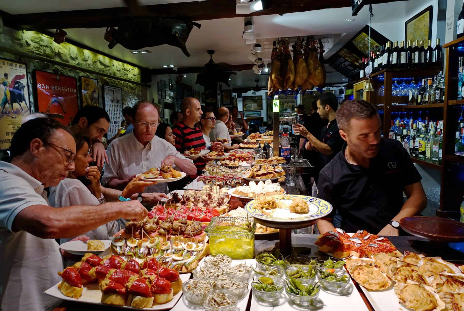 bar à pintxos san sebastien