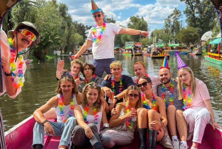 Boat Party à Xochimilco