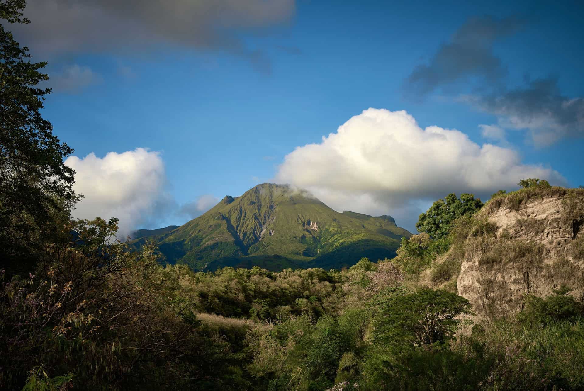 montagne pelee martinique en janvier
