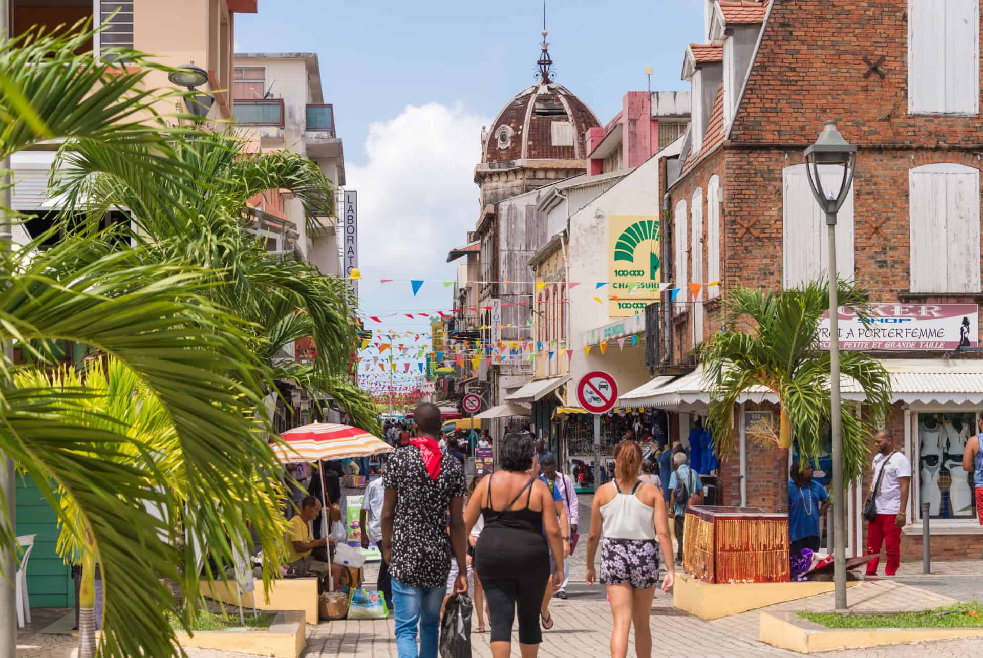 touristes en martinique