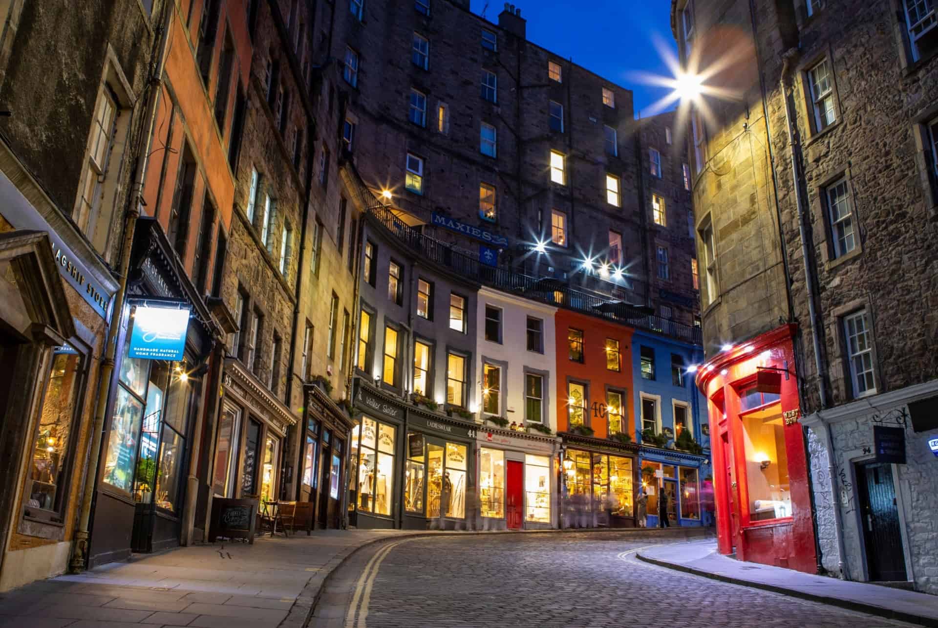 edimbourg rue auberges de jeunesse