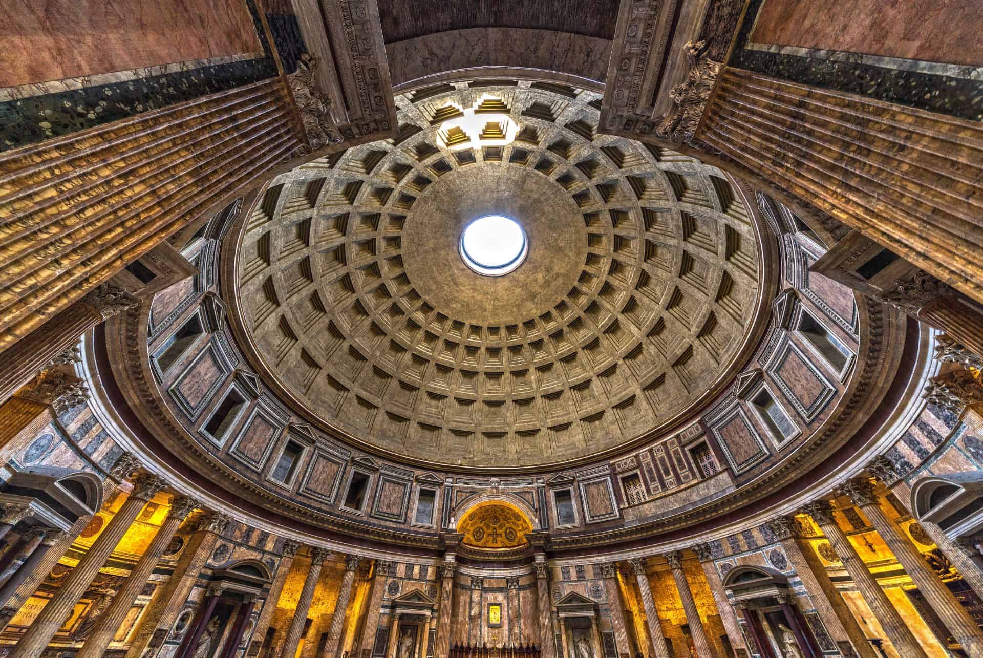 pantheon de rome oculus