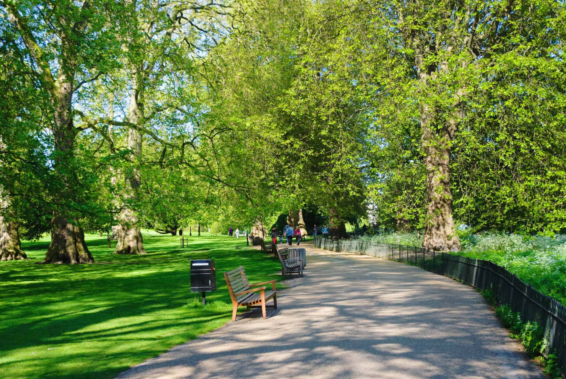 st jamess park londres en 7 jours