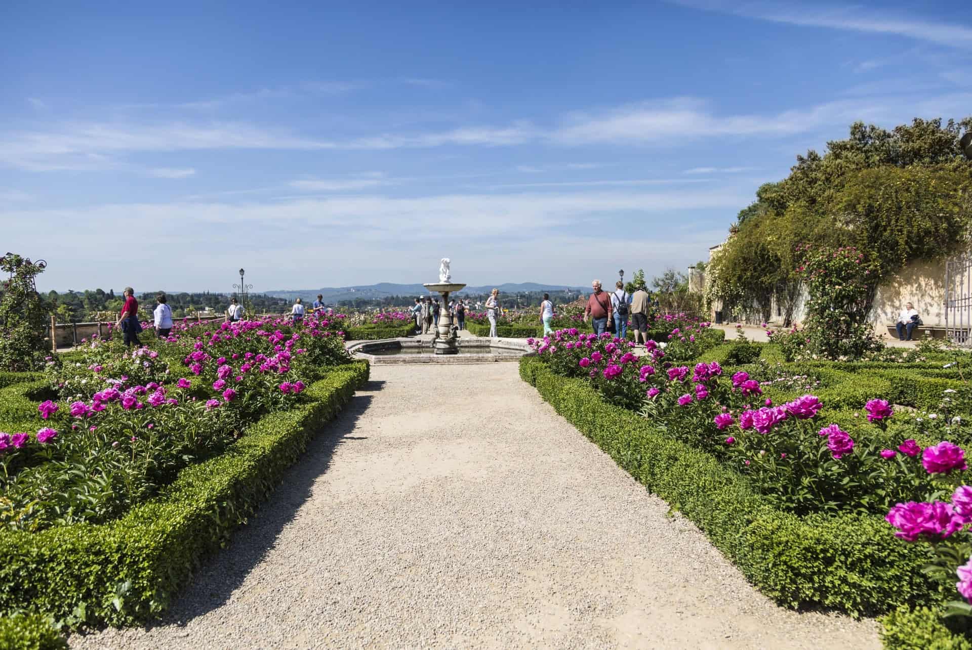jardin boboli florence en mai
