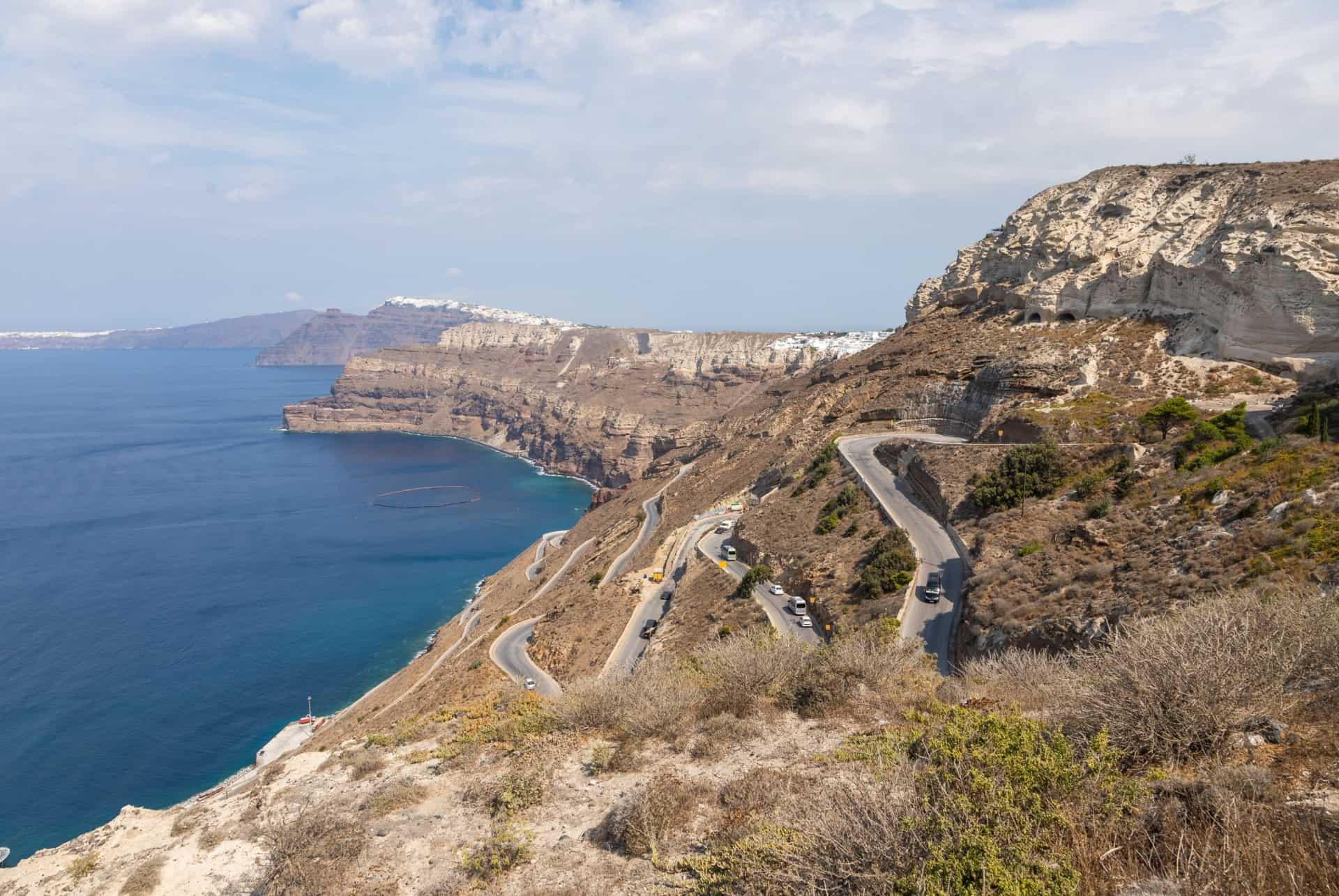 location de voiture à santorin route santorin