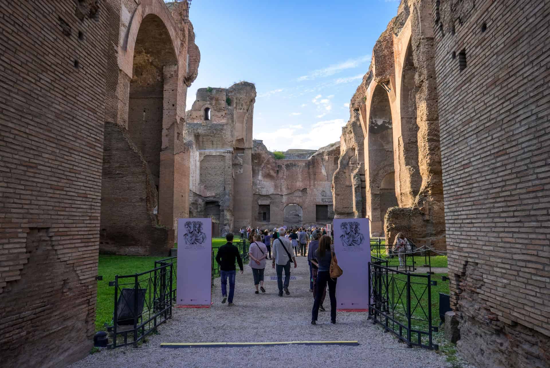 thermes caracalla rome entree