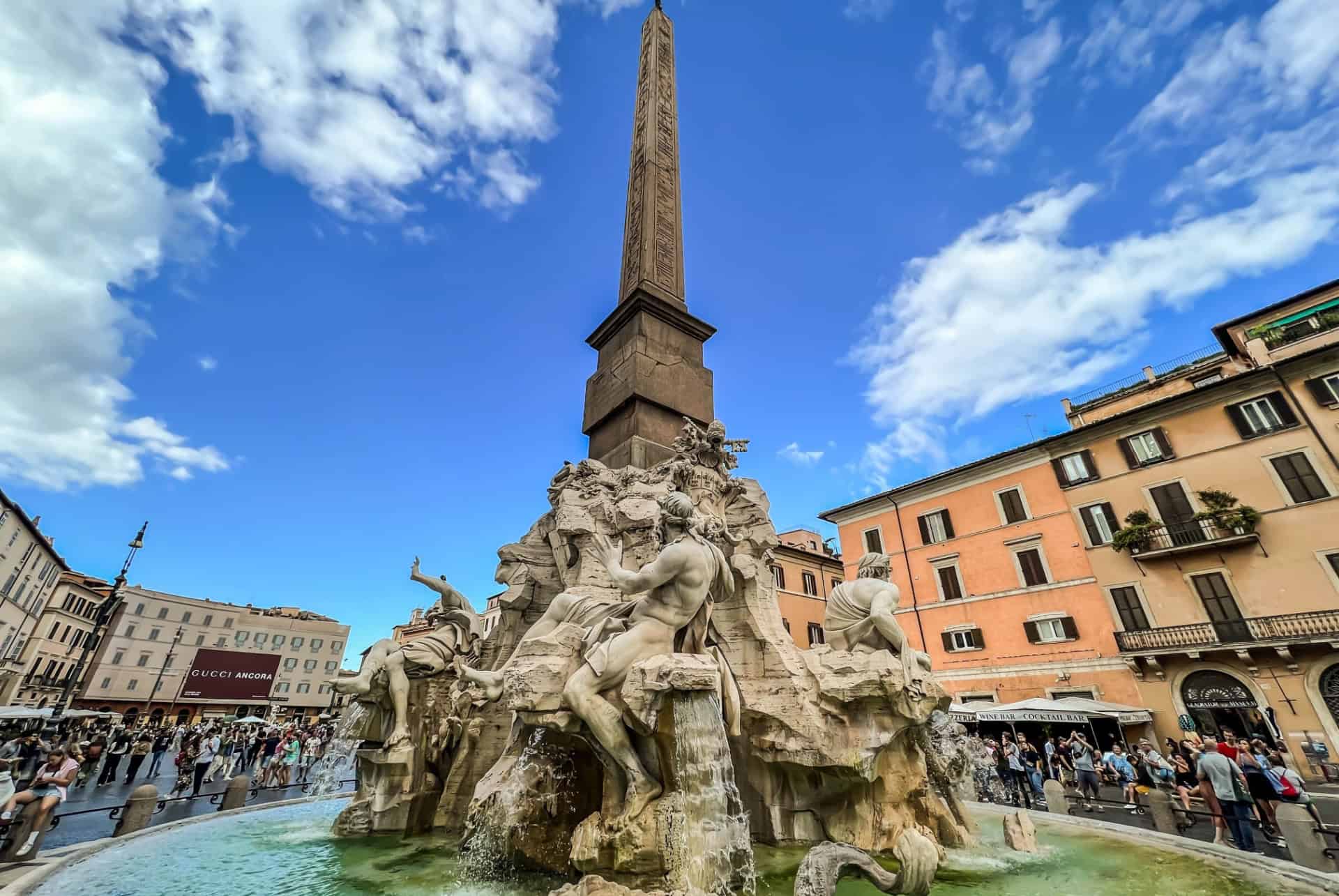 fontaine des quatre fleuves rome