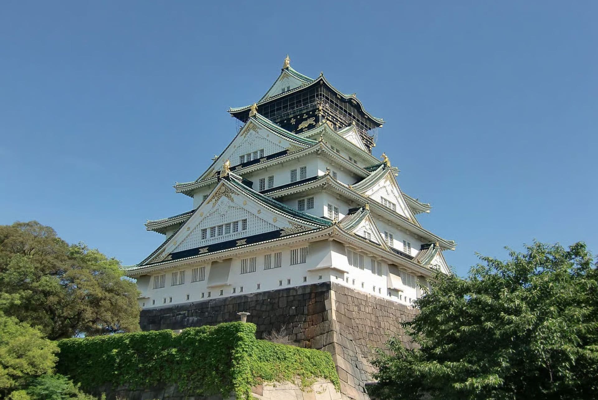 chateau d osaka road trip au japon