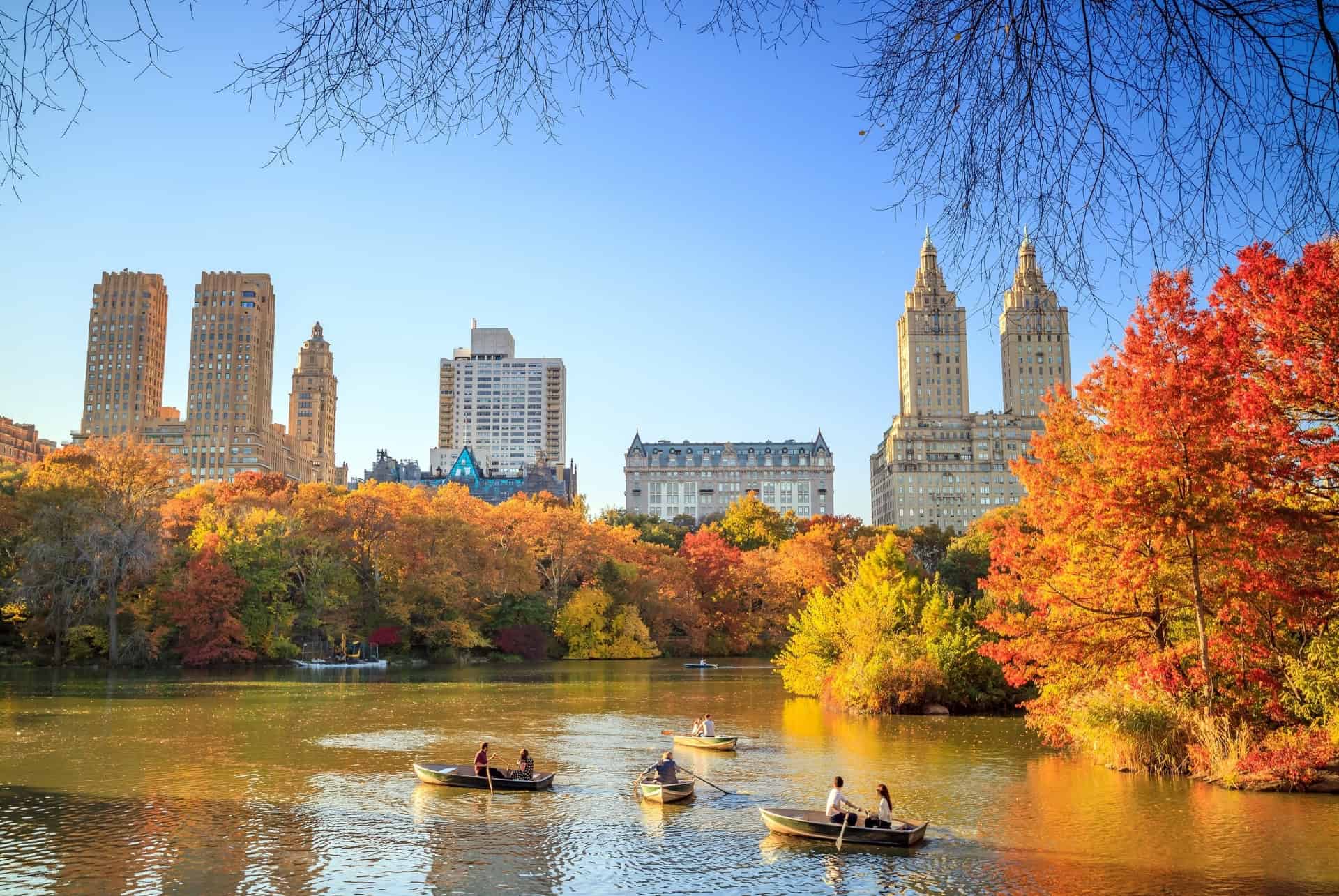 central park en automne