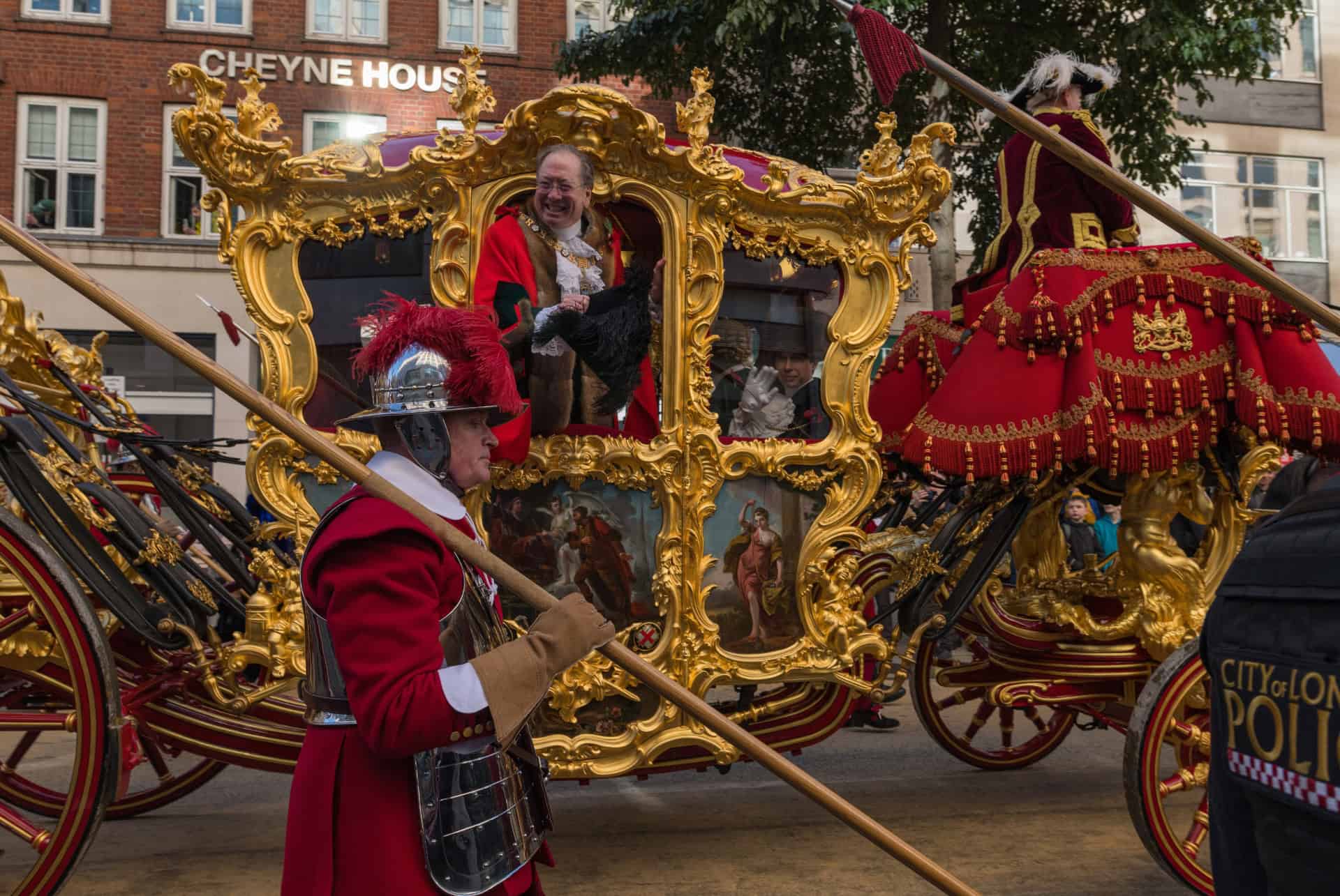 lord mayors show londres en novembre