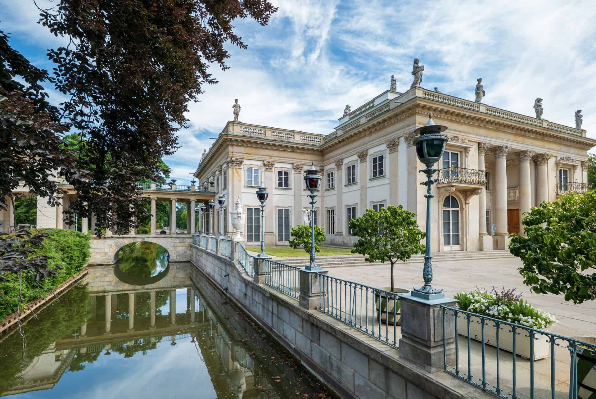 parc du palais lazienki varsovie